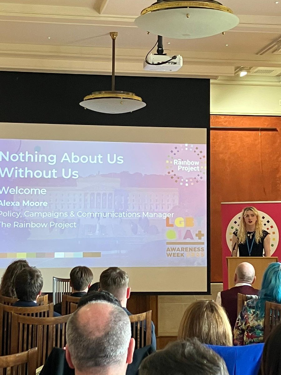 Our team are in the Long Gallery at Stormont today to listen to trans and intersex people about their lived experience. As a community we know that trans and intersex people are often the victims of hate crime and this is an important opportunity to hear their voices.