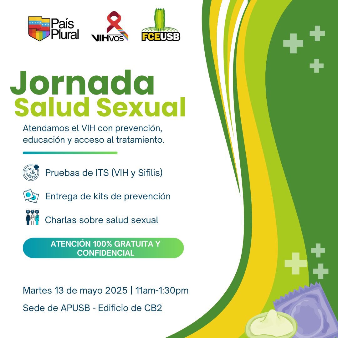 FCEUSB (@fceusb) on Twitter photo ¡Uesebista!🌟
Desde la FCEUSB, unimos esfuerzos junto a <a href="/tupaisplural/">Tupaisplural</a> para traerles una jornada de salud sexual con el fin de promover entre nuestra comunidad estudiantil una mayor conciencia en temas que son importantes para todos.🫂
¿Que traerá esta jornada para ti? ¡Uesebista!🌟
Desde la FCEUSB, unimos esfuerzos junto a <a href="/tupaisplural/">Tupaisplural</a> para traerles una jornada de salud sexual con el fin de promover entre nuestra comunidad estudiantil una mayor conciencia en temas que son importantes para todos.🫂
¿Que traerá esta jornada para ti?