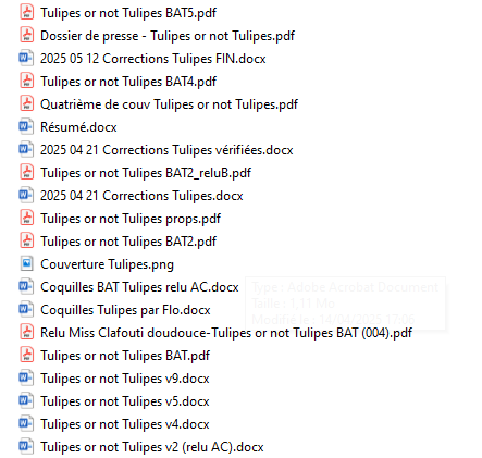 Après un certain nombre 😬d'échanges avec ma maison d'édition, j'ai la terreur de vous annoncer que nous venons d'arriver à la version définitive du texte de #TulipesOrNotTulipes🌷

Le bon à tirer part pour impression : ce livre ne m'appartient plus 😨

(hâte qu'il soit vôtre🥰)
