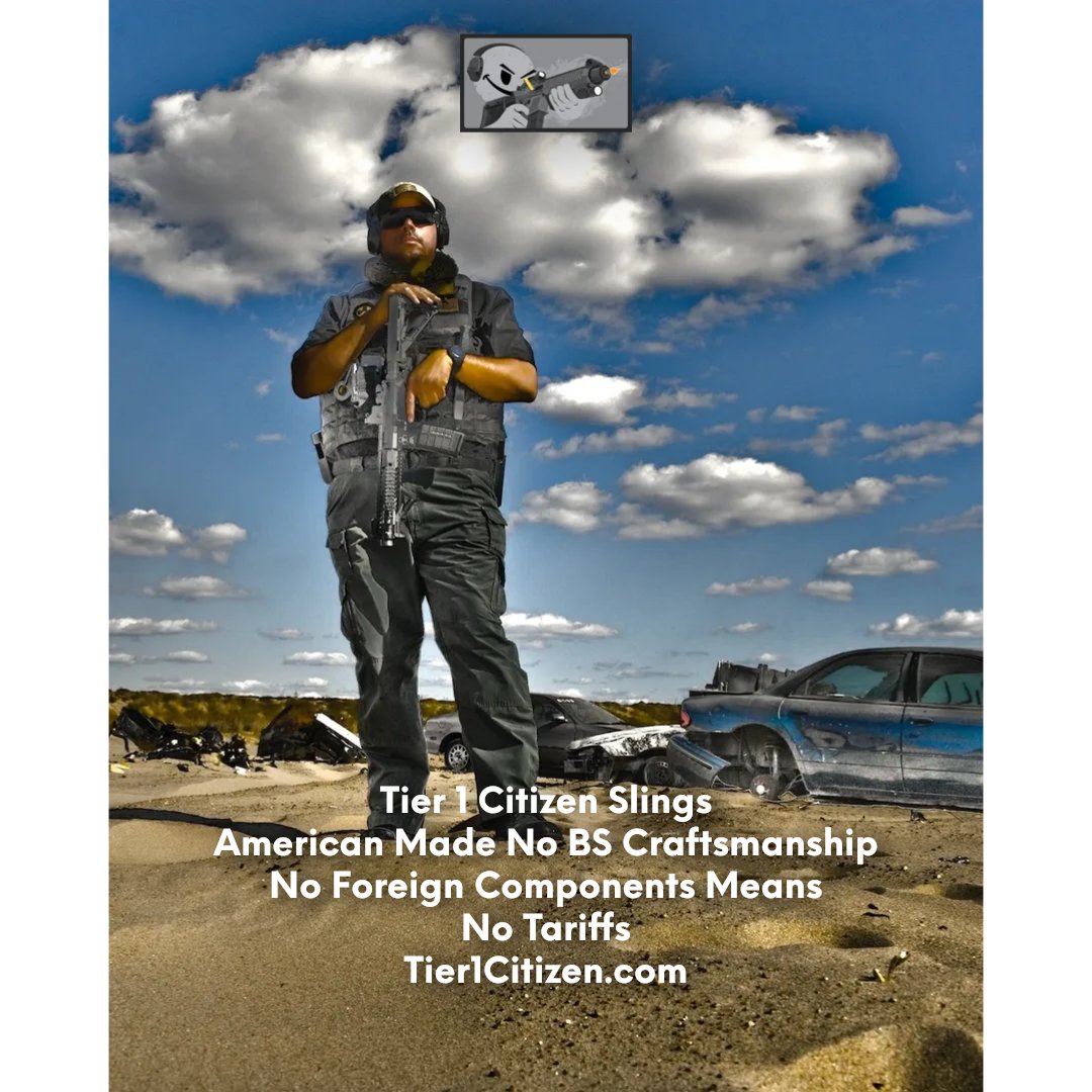 Tier1Citizen's tweet photo. Tier 1 Citizen Slings
American Made No BS Craftsmanship
No Foreign Components Means No Tariffs
https://t.co/rC8wCW1CT3

#everydaycarry #leadonsteel #fasttrigger #magpul #pewpew #tacticaltraining #rifles #shortbarreledrifle #airsoft#prepping #milsim #paintball #everygunlawisaninfringement #trijiconrmr #rangetraining #actiontarget #shooting #shootingrange #handmade