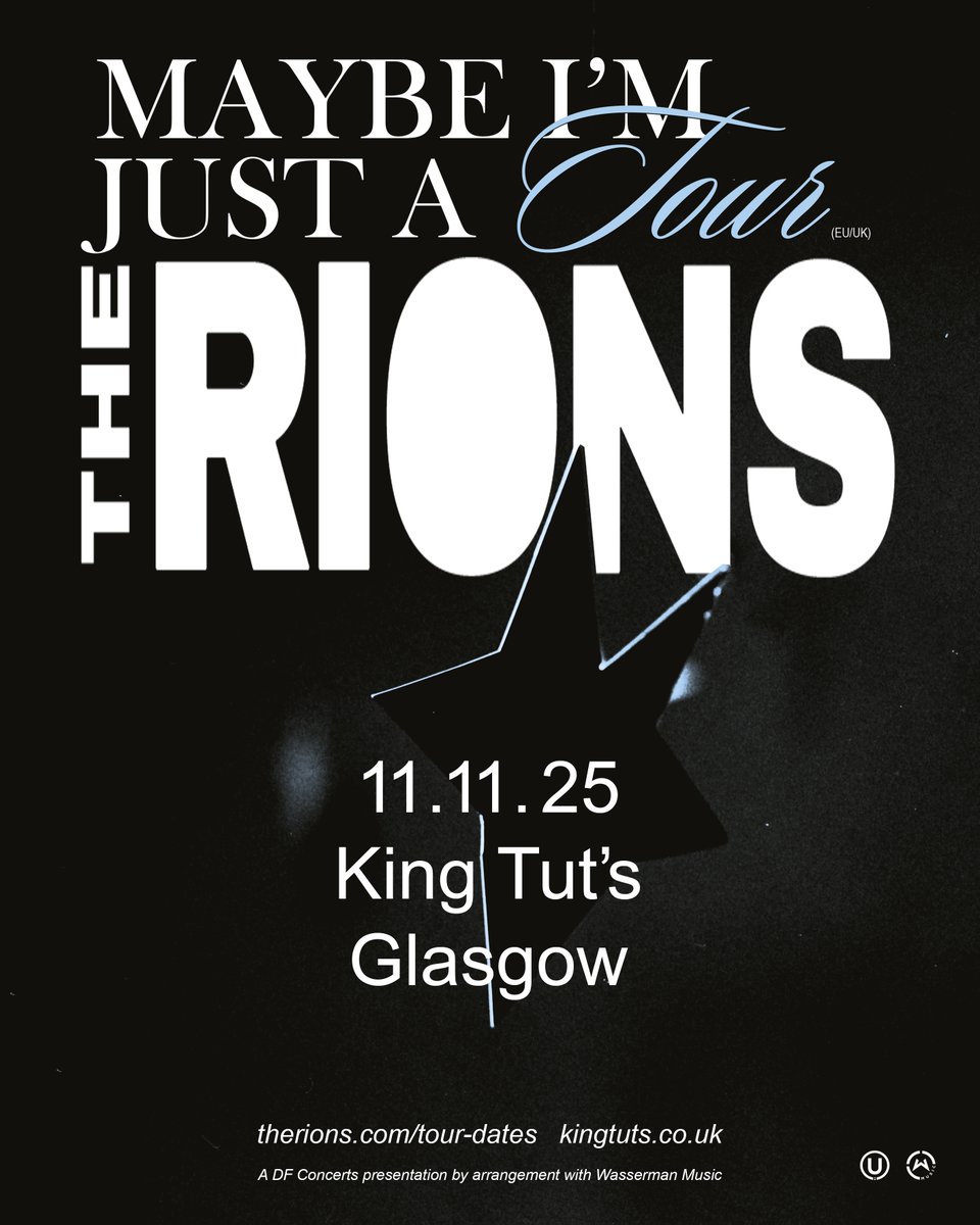 JUST ANNOUNCED » The Rions
King Tut's | 11th November 2025
MORE INFO ⇾  ktwwh.co/therions
