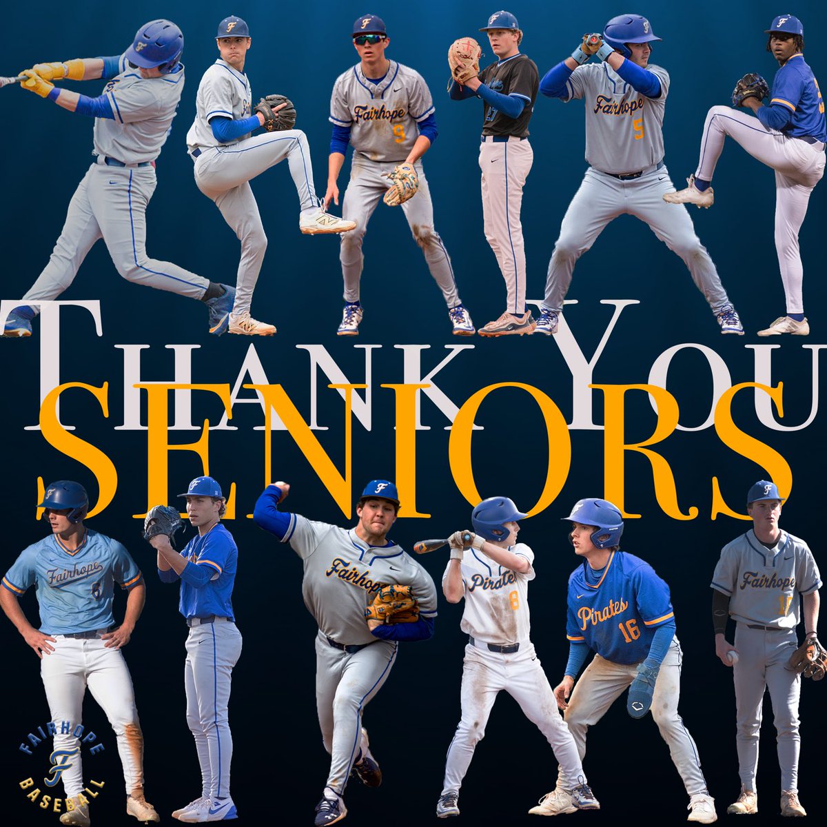 Thanks for the ride!

-Four straight Area Championships
-First back to back 30 win seasons since 2012-2013
-First Final Four since 2015

Thank you Seniors!

#GoPirates🏴‍☠️