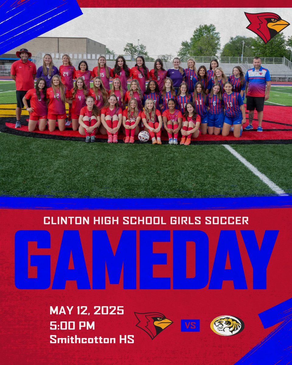 GAMEDAY
Cardinals are on the road for the final game of the regular season as they take on the Smith-Cotton Tigers.
JV kicks off at 5pm with varsity to follow.