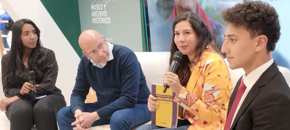 FIGRIExternado's tweet photo. 📚Políticas Públicas en la FILBO: 
El conversatorio sobre el Manual de Análisis y Diseño de Políticas Públicas de FIGRI en la Feria del Libro de Bogotá estuvo intenso.⚡️ @gustavovaldivie @OrdonezGonzalo @UExternado @EscuelaGobFigri 
.
🧵👇🏻 https://t.co/gpJbSDVFUP