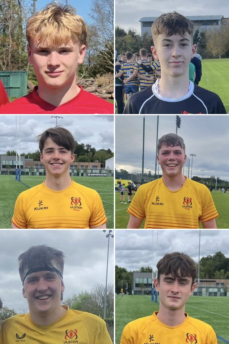 Congratulations to the 6 Banbridge Academy players, who have been selected to be part of the Ulster Age Grade squads for the summer programme.

U16 Dawson Knox

U17 Daniel Byrne

U18 Noah Haughey &amp; Fynn Niblock

U19 Noah Bell &amp; Andrew Jackson