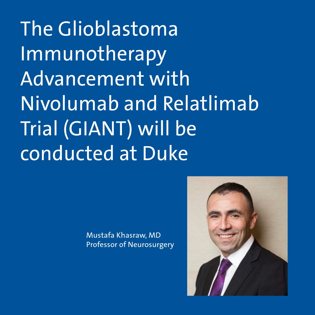 Duke Neurosurgery (@dukeneurosurg) on Twitter photo Mustafa Khasraw to lead U.S. arm of international glioblastoma trial <a href="/MKhasraw/">Mustafa Khasraw (find me in BlueSky)</a>
dukecancerinstitute.org/blogs/mustafa-⦠Mustafa Khasraw to lead U.S. arm of international glioblastoma trial <a href="/MKhasraw/">Mustafa Khasraw (find me in BlueSky)</a>
dukecancerinstitute.org/blogs/mustafa-ā¦