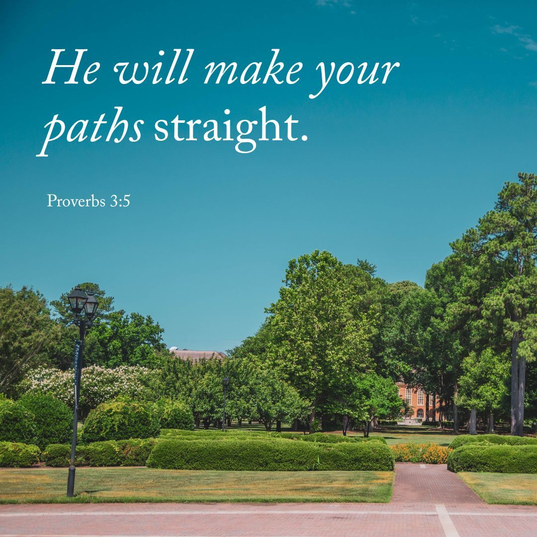 #MondayMotivation “Trust in the Lord with all your heart and lean not on your own understanding; in all your ways submit to him, and he will make your paths straight.” Proverbs 3:5