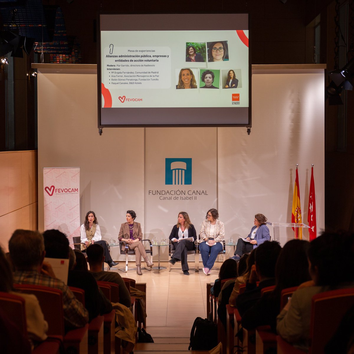 🗓️ El 8 de mayo celebramos la Jornada: "Voluntariado corporativo: desafíos, oportunidades y alianzas para el futuro".

📝 Fue un espacio #formativo, #didáctico y de #intercambiodeexperiencias en diversos ámbitos.

❤️ Muchas gracias a todas/os los asistentes.

#Voluntariado #RSC