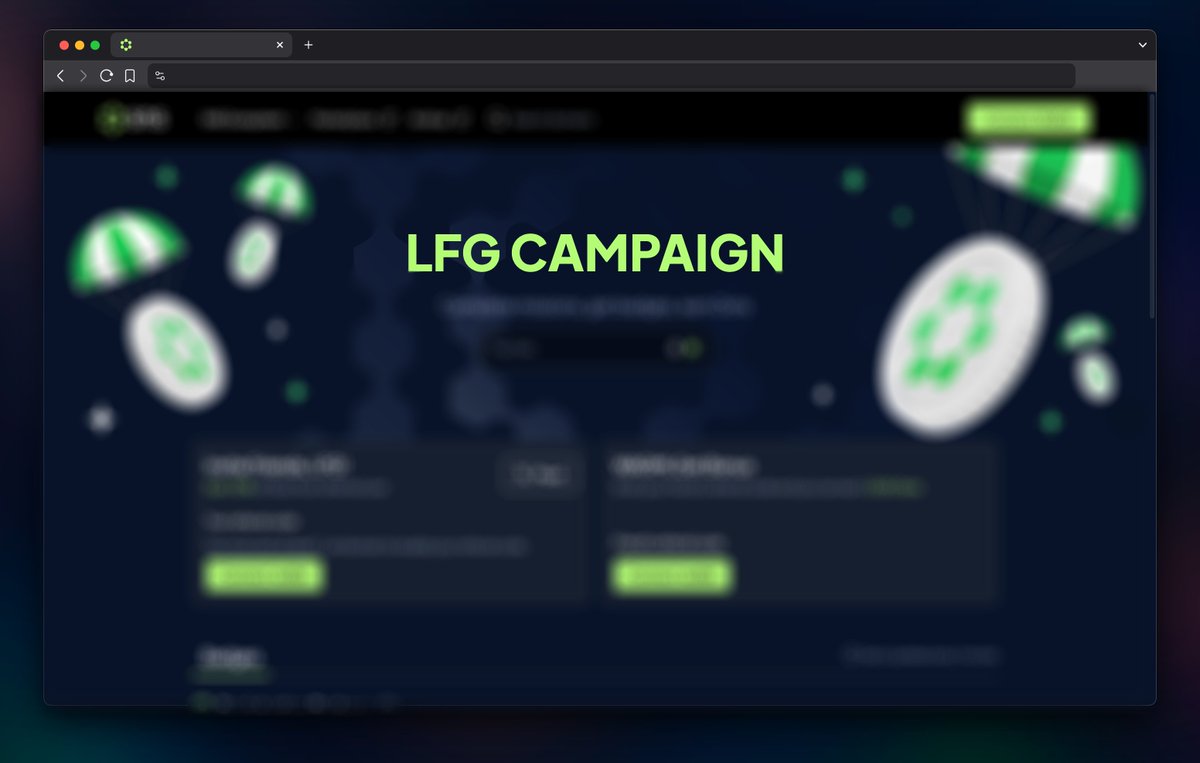 LFG is almost here.

It’s your chance to jump in, complete missions &amp; earn points toward the next 20% $SNS drop.