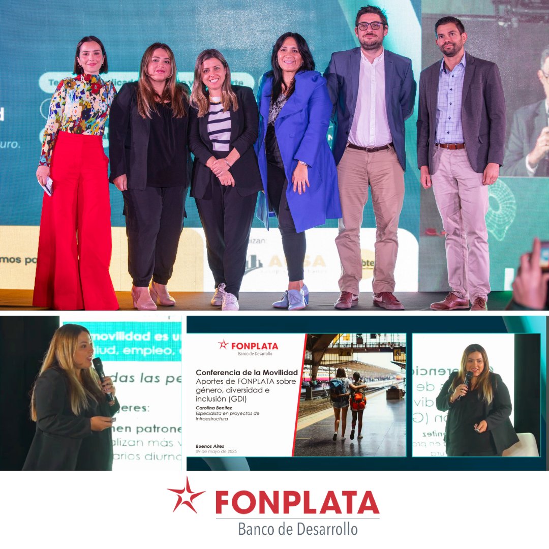 Apoyamos la “Conferencia de la Movilidad 2025” en Argentina

La Especialista en Proyectos y Género de FONPLATA, Carolina Benítez, participó del panel “Movilidad Inclusiva” donde  se refirió a experiencias concretas que integran este enfoque en proyectos de infraestructura del