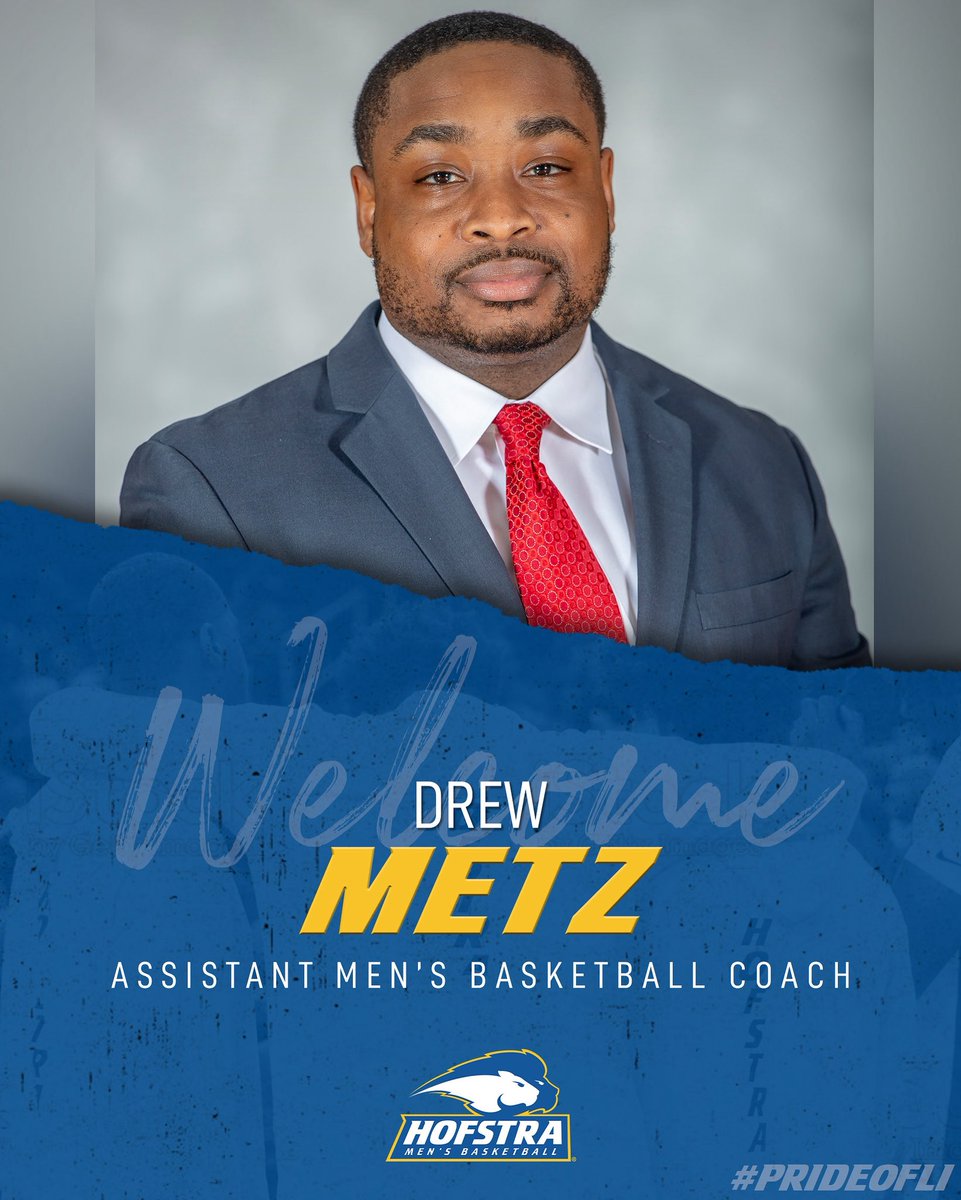 Welcome to the #HofstraFamily, <a href="/CoachDrewMetz/">Drew Metz</a>!

#PrideOfLI