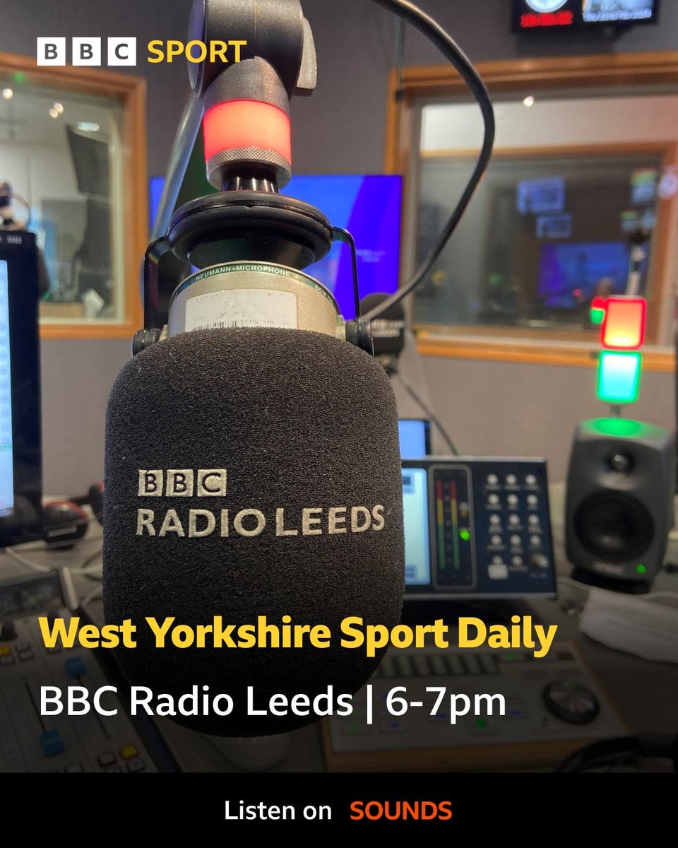BBC Sport West Yorkshire (@bbcwys) on Twitter photo ๐ป Join <a href="/KH_BBCLeeds/">Katherine Hannah</a> from 6pm
๐ <a href="/SportLeeds/">Sport Leeds</a> Community Club of the Year finalists <a href="/methleyunited/">Methley United</a> & Crossgates Harriers
๐ <a href="/Littletown1st/">Littletown FC 1stโs</a> <a href="/WestRidingFA/">West Riding FA</a> Challenge Cup winners
๐ <a href="/YorkshireCCC/">Yorkshire CCC</a> reaction
๐ฅ Bradford boxer <a href="/HarrisAkbar_/">Harris Akbar</a>
๐คธโโ๏ธLeeds Gymnastics <a href="/TeamGB/">Team GB</a> Harry Hepworth ๐ป Join <a href="/KH_BBCLeeds/">Katherine Hannah</a> from 6pm
๐ <a href="/SportLeeds/">Sport Leeds</a> Community Club of the Year finalists <a href="/methleyunited/">Methley United</a> & Crossgates Harriers
๐ <a href="/Littletown1st/">Littletown FC 1stโs</a> <a href="/WestRidingFA/">West Riding FA</a> Challenge Cup winners
๐ <a href="/YorkshireCCC/">Yorkshire CCC</a> reaction
๐ฅ Bradford boxer <a href="/HarrisAkbar_/">Harris Akbar</a>
๐คธโโ๏ธLeeds Gymnastics <a href="/TeamGB/">Team GB</a> Harry Hepworth