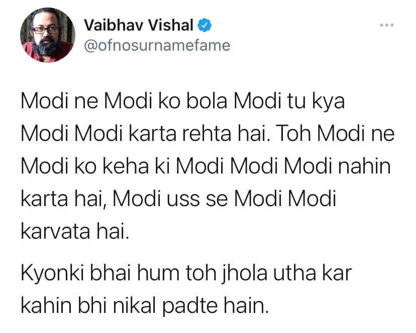 I miss this Modi.