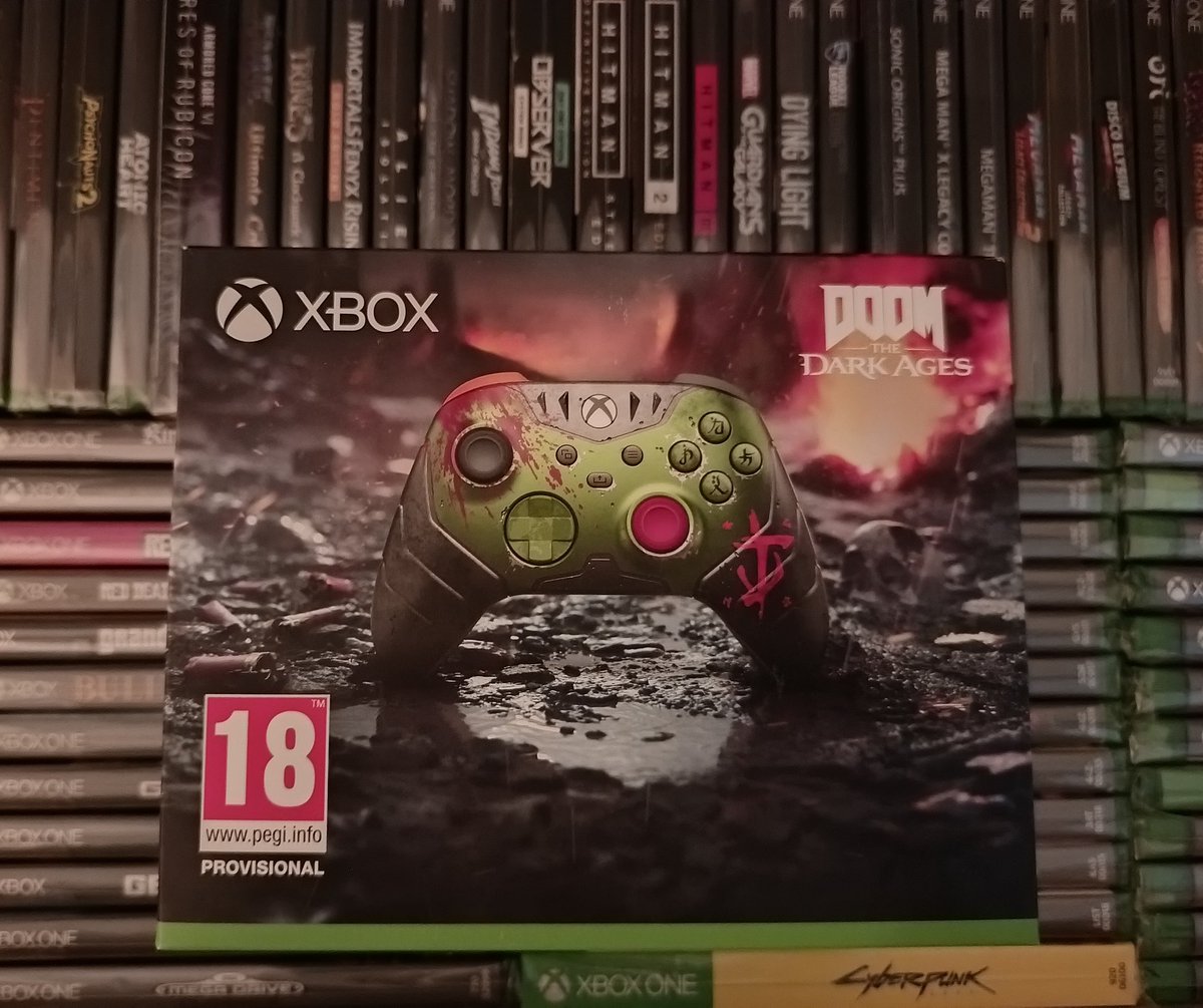 QuimicaGamer's tweet image. Me acaba de llegar esta preciosidad 🎮💚
#DOOMTheDarkAges #Xbox
