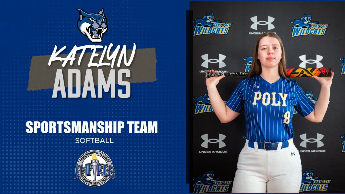SUNY Poly Wildcats (@polywildcats) on Twitter photo Congratulations to Seniors Trinity Critelli and Jadyn Childers for being named to the 2025 E8 All-Conference Team! 
And a special shoutout to Katelyn Adams for earning a spot on the All-Sportsmanship Team! Congratulations to Seniors Trinity Critelli and Jadyn Childers for being named to the 2025 E8 All-Conference Team! 
And a special shoutout to Katelyn Adams for earning a spot on the All-Sportsmanship Team!