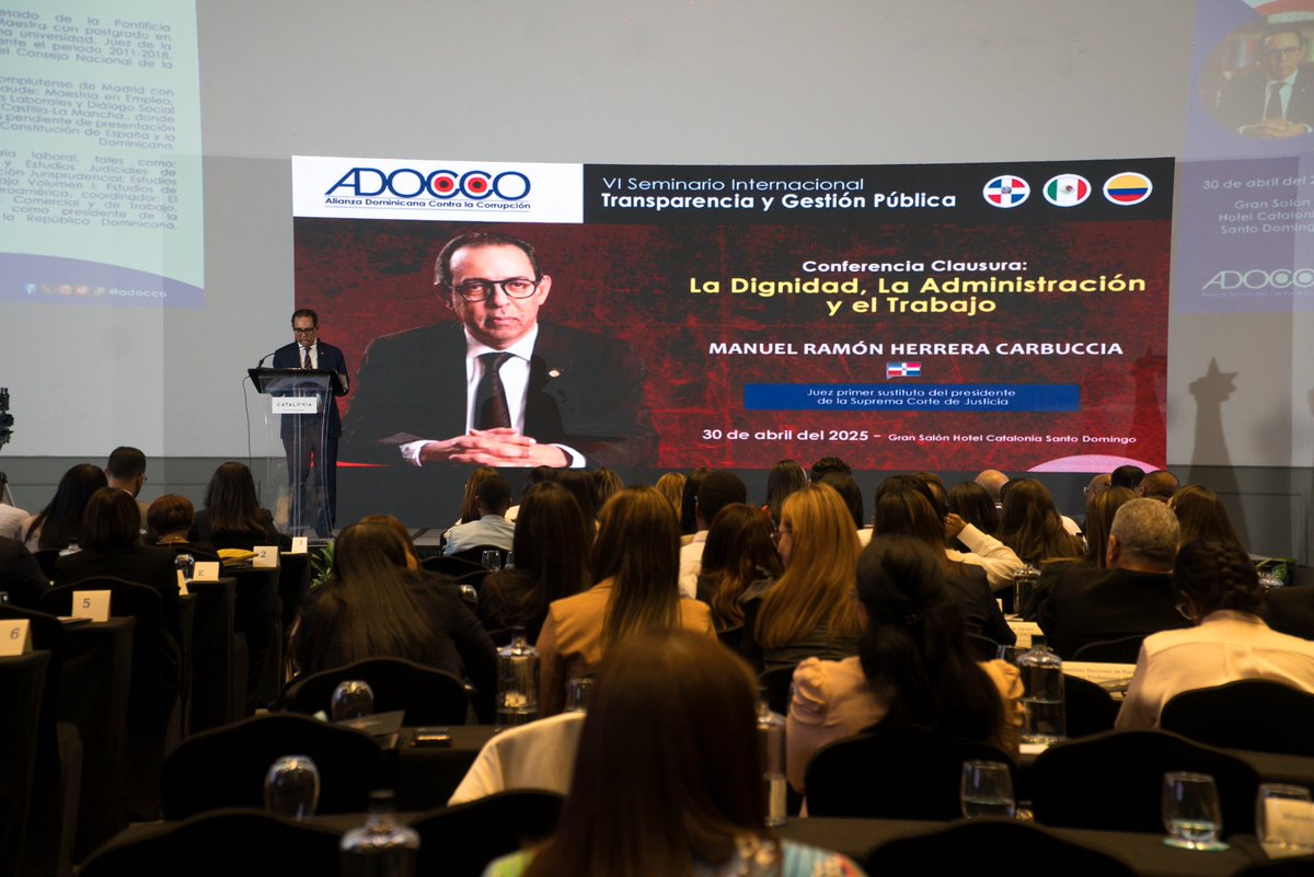 Video: Conferencia del magistrado Manuel Ramón Herrera Carbuccia Juez SCJ, en e... youtu.be/nFGY6lhfC-Q?si… a través de <a href="/YouTube/">YouTube</a>