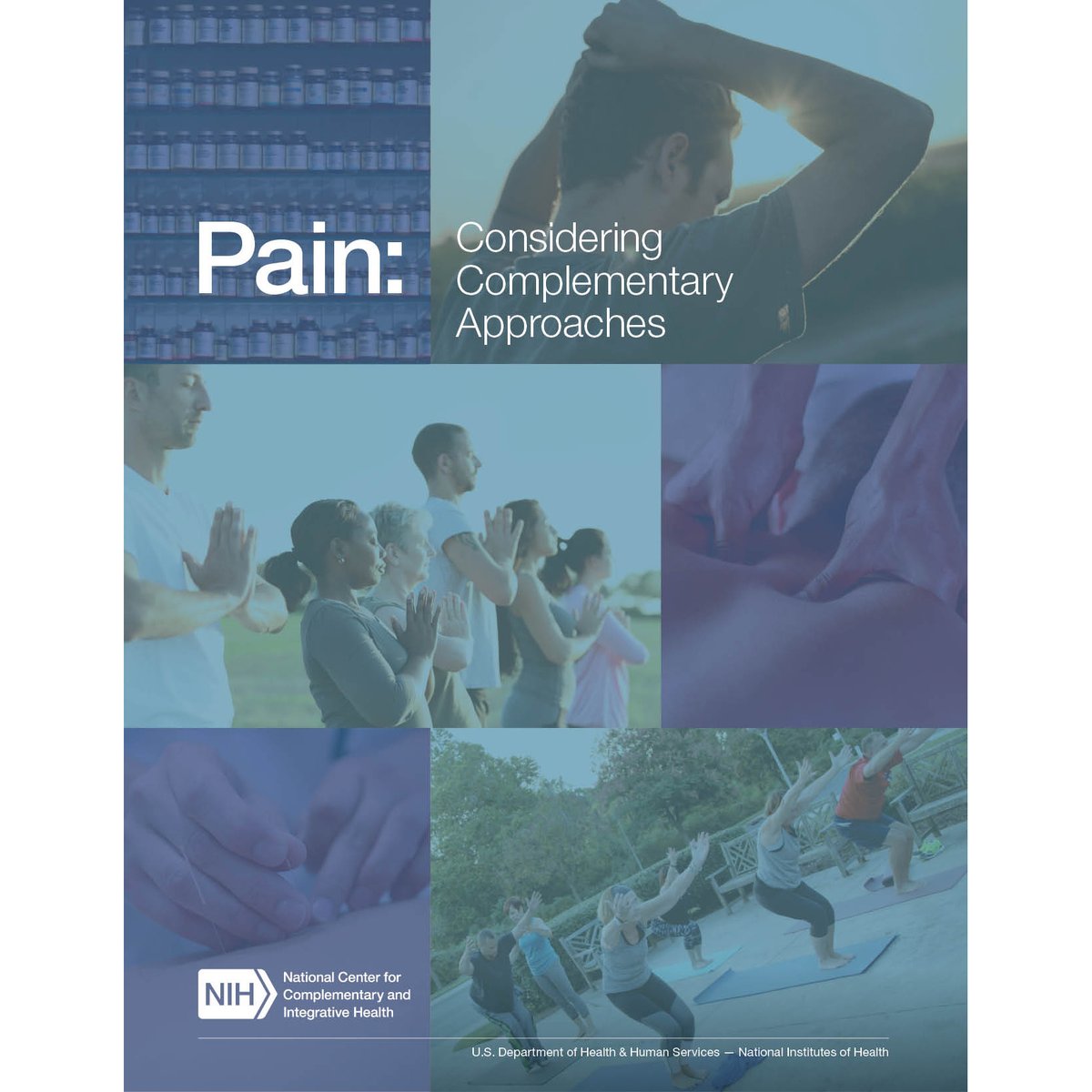 Did you know that #pain is the most common reason for seeking medical care? We have an eBook that provides an overview of complementary health approaches for pain including acupuncture, massage therapy, meditation &amp; more. Check it out: go.nih.gov/hB1Y64P

#PainManagement