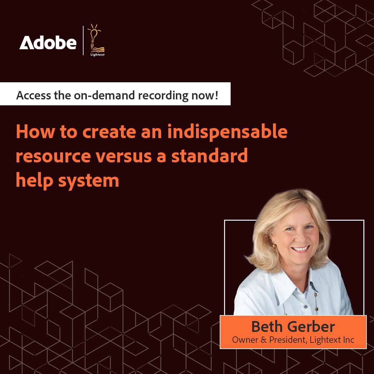 AdobeTCS's tweet image. Watch our insightful webinar recording and discover how @Adobe RoboHelp can transform a good tool into an indispensable resource for the end-user.
View recording: youtu.be/jGR9sYPaWOc?si…
#TechnicalCommunication #AdobeRoboHelp #CustomerSupport #HelpSystems #CustomerExperience