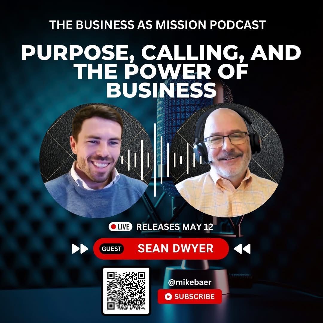 MichaelRBaer's tweet photo. Sean Dwyer, PhD, shares his quest for purpose and how God has answered his question repeated. On the Business as Mission Podcast. https://t.co/Cx8KFkPEcK