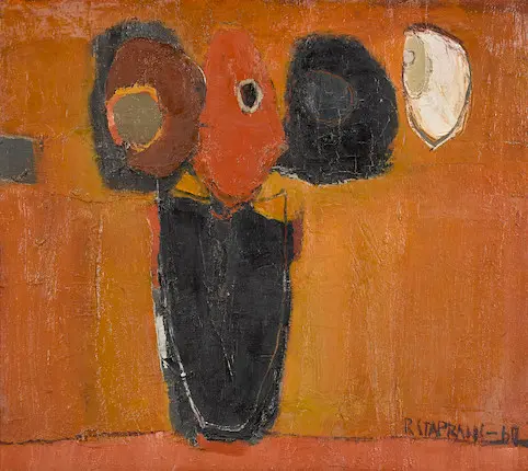 Raimonds Staprans, Vase of Flowers, 1960