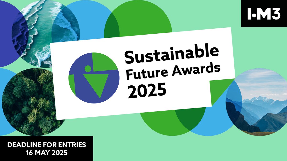IOM3 Awards (@iom3awards) on Twitter photo Submit your entry for the 2025 <a href="/iom3/">The Institute of Materials, Minerals & Mining</a> Sustainable Future Awards categories by 16 May (23:59BST):
-Circular Economy
-Sustainable Materials Innovation for Net-zero
-Inclusive Practices & Social Responsibility
-Sustainable Natural Resource Management
iom3.info/sfa2025 Submit your entry for the 2025 <a href="/iom3/">The Institute of Materials, Minerals & Mining</a> Sustainable Future Awards categories by 16 May (23:59BST):
-Circular Economy
-Sustainable Materials Innovation for Net-zero
-Inclusive Practices & Social Responsibility
-Sustainable Natural Resource Management
iom3.info/sfa2025
