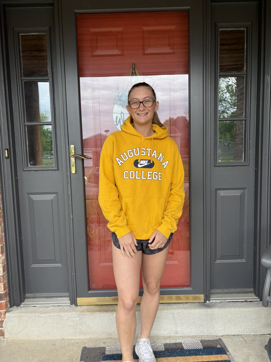 I am super happy to announce that I am verbally committed to continue my academic and athletic career at Augustana College! I want to start off by thanking my parents for sacrificing so much to make my dream a reality. I want to thank coach Jacob for forming me into the person