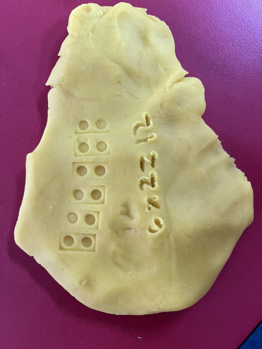 P1 have been using Lego and play dough to help them practise their 2x table🧱2️⃣✖️