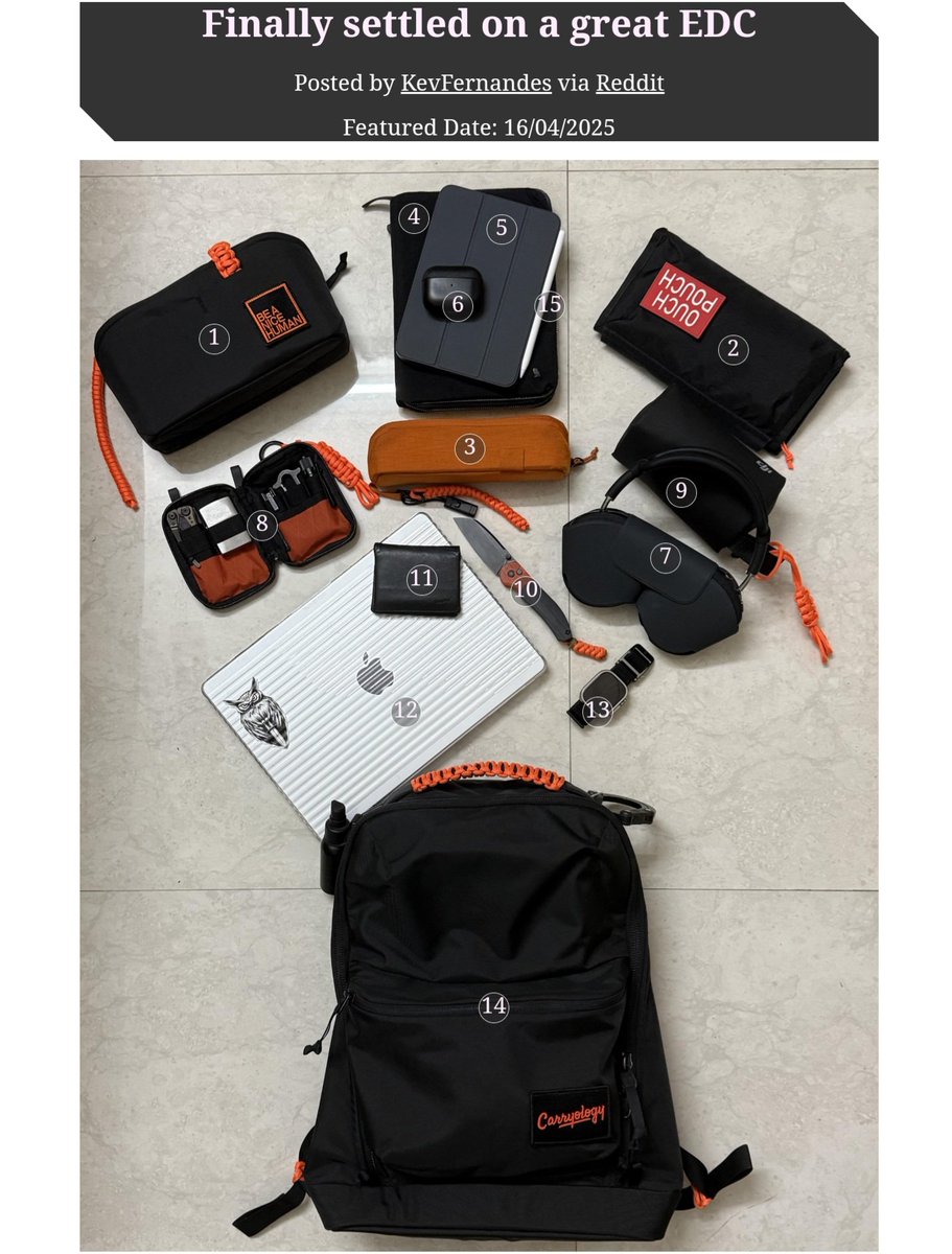 CyberTechWare's tweet image. CyberTechWare.com highlights the best EDC tech for work and play. 🎒 #CyberLoadout #TechGear #EDC #Apple #Bellroy #iPad #AirPods #Alpaka #DJI #Vosteed #MacBook #Evergoods #TechCarry #Gadgets #TechAccessories