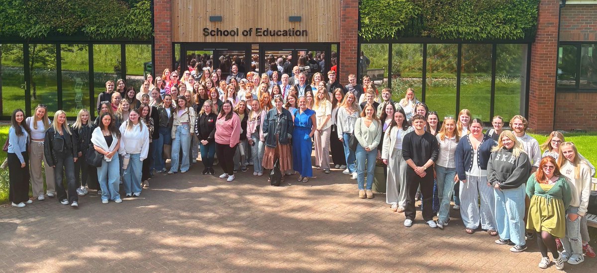 Many congrats to the Class of '25! 🎓🎉 Our Year 3 students, from BA Primary Education (w/ Qualified Teacher Status), had their End of Programme Day last week, officially completing their time on the course. Well done &amp; best wishes from everyone in the School of Education!👏👏👏