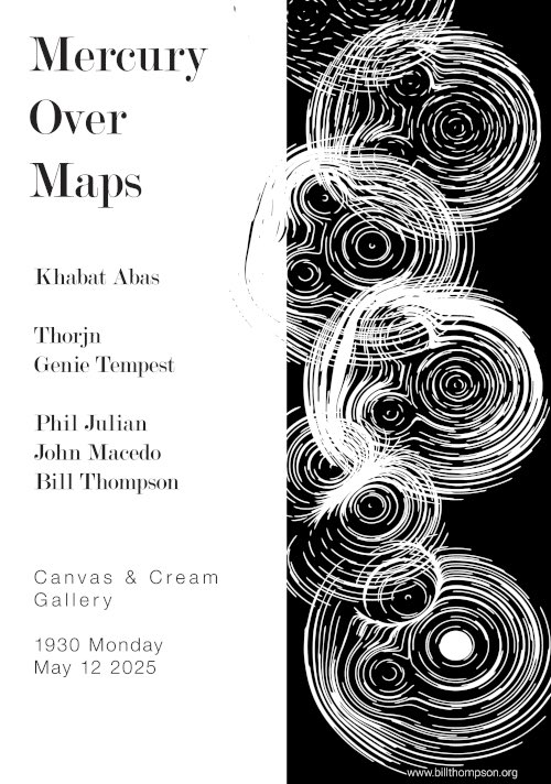 Tonight is gonna be a great night with Mercury Over Maps!
Hope to see you all soon