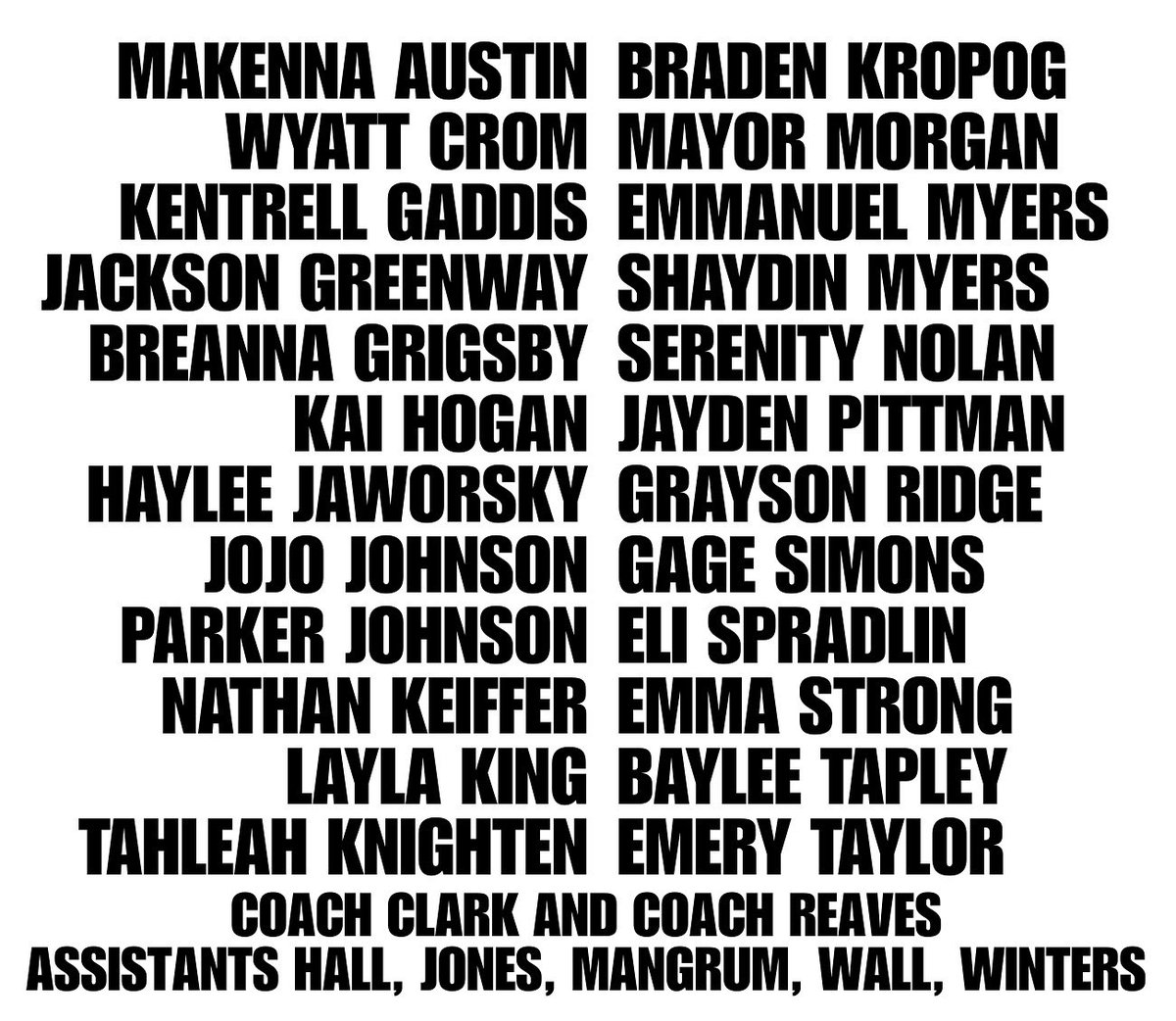 Officially 24 State Qualifiers! So proud of this group and both teams on a great season! Job is not finished yet but we will see you at Western Heights Friday! 

#GOLDStandardSpeed🐝🤙⚡️