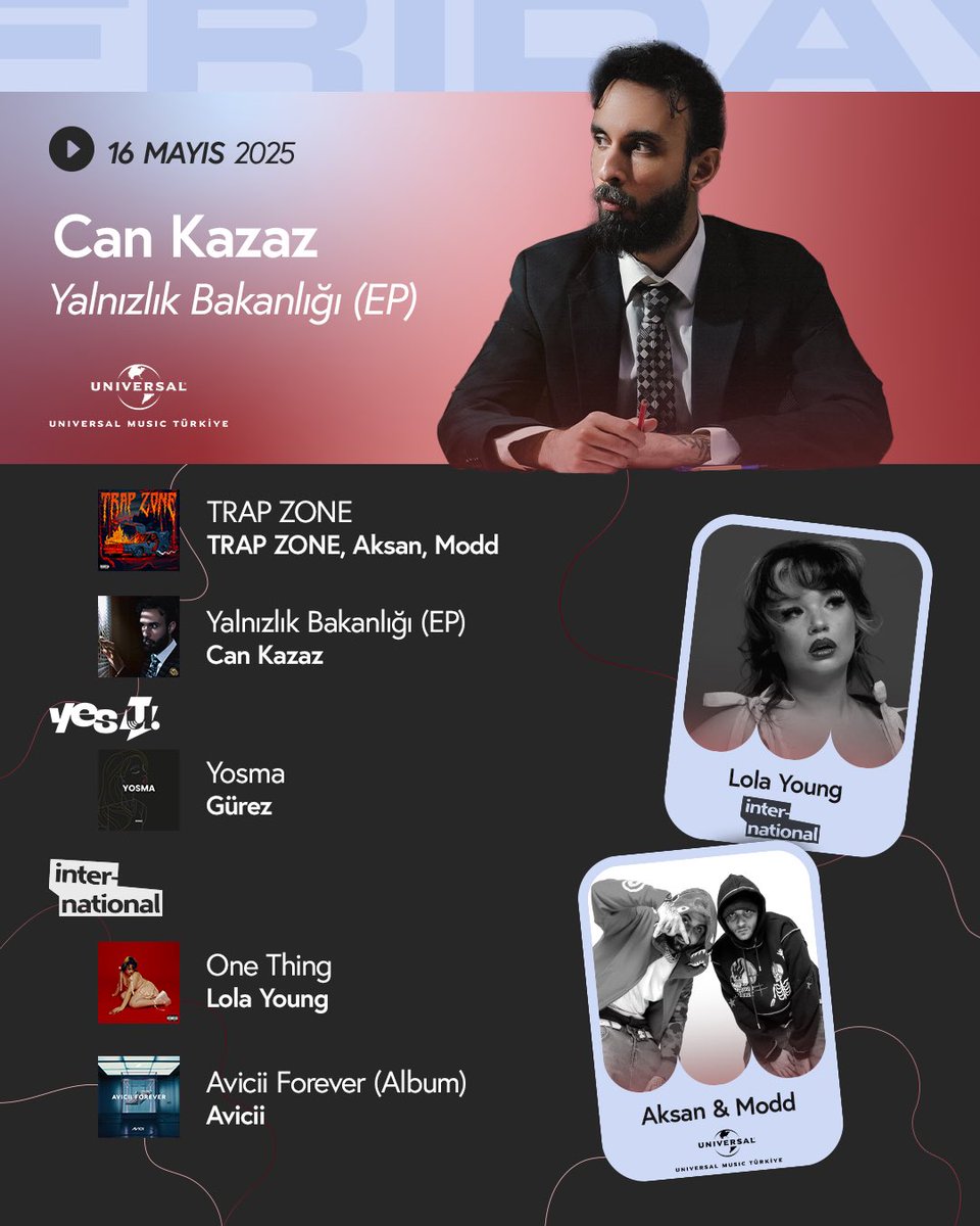 16 MAYIS 2025 
#MUSICISUNIVERSAL 🌍