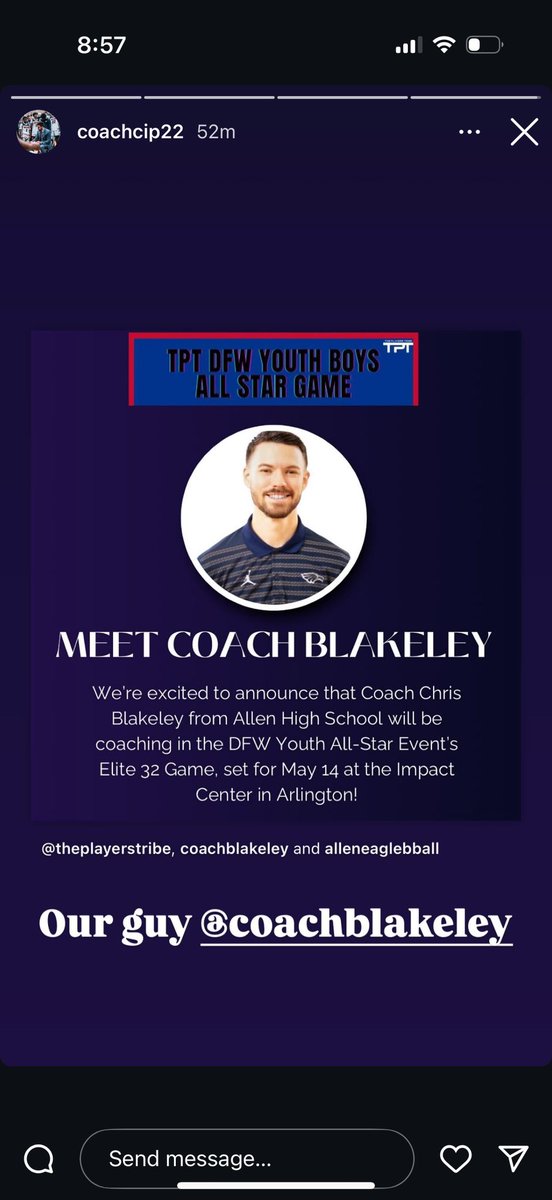 Reid Villarreal (@reidvilla5) on Twitter photo Thanks for the invite <a href="/CoachCBlakeley/">Chris Blakeley</a> Can’t wait to represent <a href="/FmsBoyssports/">FMS boys Athletics</a> and <a href="/AllenEagleBball/">Allen (TX) Basketball 🏀</a> on the big stage this week at @theplayerstribe showcase!
#2030 <a href="/CoachPainter/">Purdue’s Matt Painter</a> <a href="/MikeCoachk/">Mike Krzyzewski</a> <a href="/Cooper_Flagg/">Cooper Flagg</a> Thanks for the invite <a href="/CoachCBlakeley/">Chris Blakeley</a> Can’t wait to represent <a href="/FmsBoyssports/">FMS boys Athletics</a> and <a href="/AllenEagleBball/">Allen (TX) Basketball 🏀</a> on the big stage this week at @theplayerstribe showcase!
#2030 <a href="/CoachPainter/">Purdue’s Matt Painter</a> <a href="/MikeCoachk/">Mike Krzyzewski</a> <a href="/Cooper_Flagg/">Cooper Flagg</a>