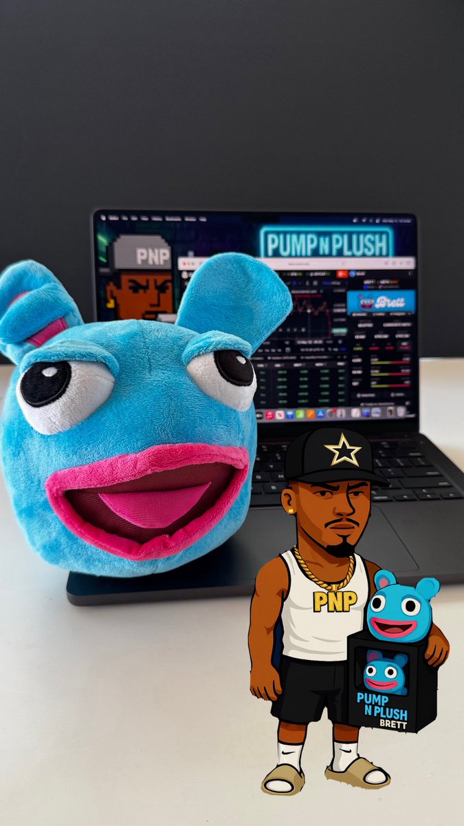 pumpnplush's tweet image. PUMPNPLUSH.COM 🧸 $BRETT