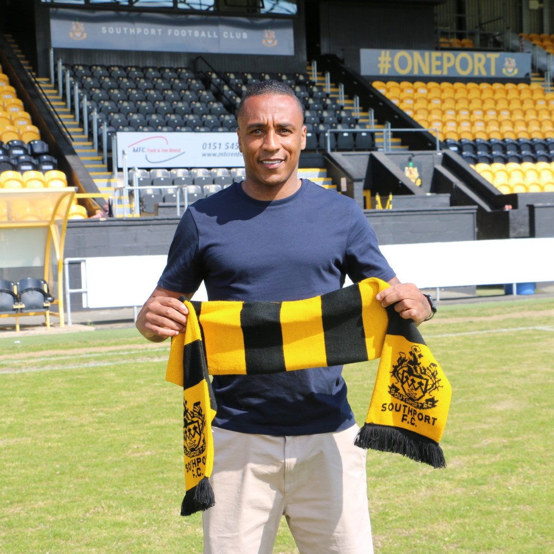 southport_fc's tweet image. Southport FC are thrilled to announce the appointment of new First-Team Manager Neil Danns.

Danns will be joined in the dugout by former Sandgrounder Mark Duffy, who will take up the position of Assistant Manager.

#UTP🟡⚫