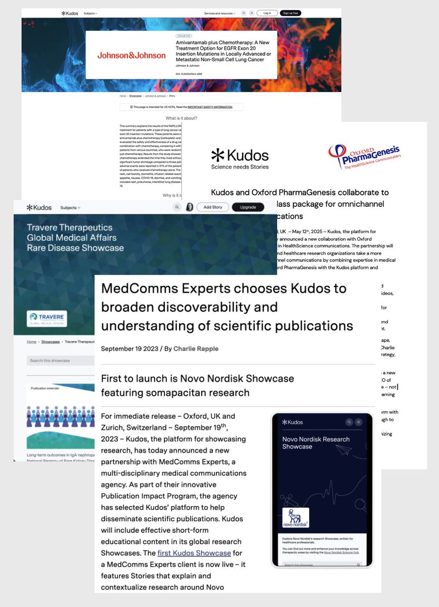 Find out which pharma, biotech and healthcare research organizations are working with Kudos to maximize discoverability and manage omnichannel. We’re at Table F #ISMPPAnnual
