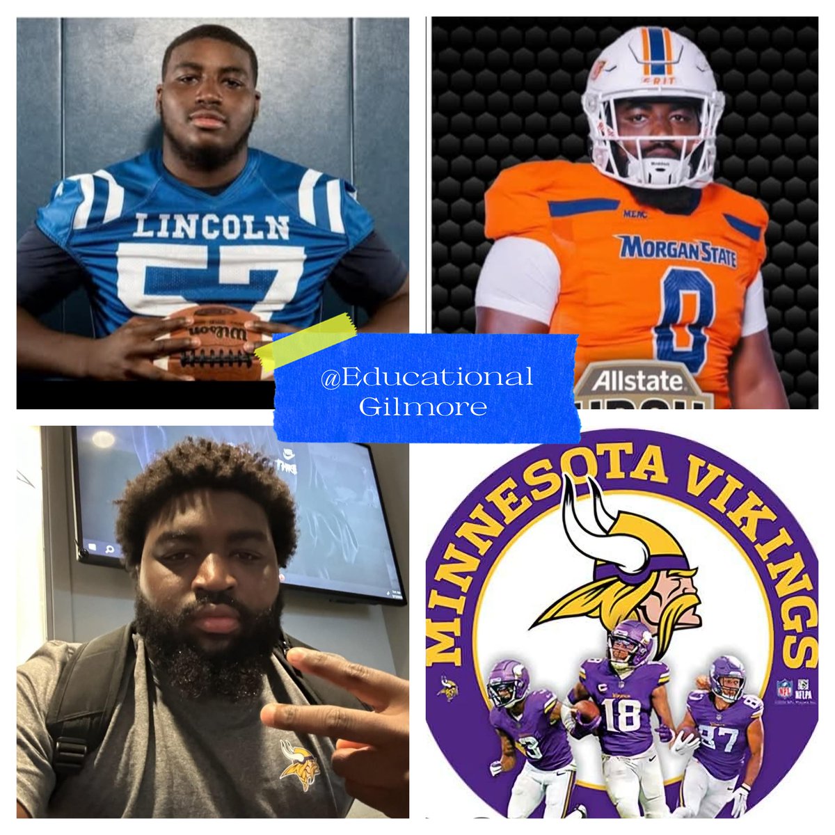 Congratulations to Jersey City own LHS star, HBCU standout, and now Minnesota Viking Elijah Williams on making it to the NFL. Great kid from a great family and great high school program.