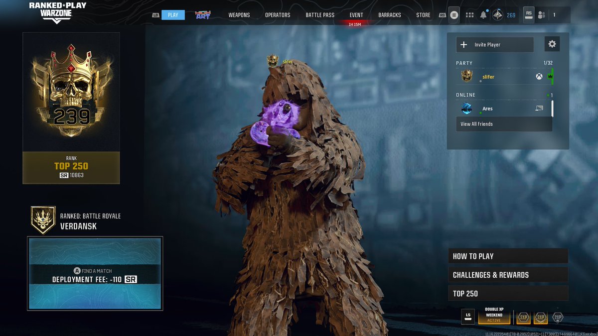 Top 250 console player on pc lobbys 😮‍💨