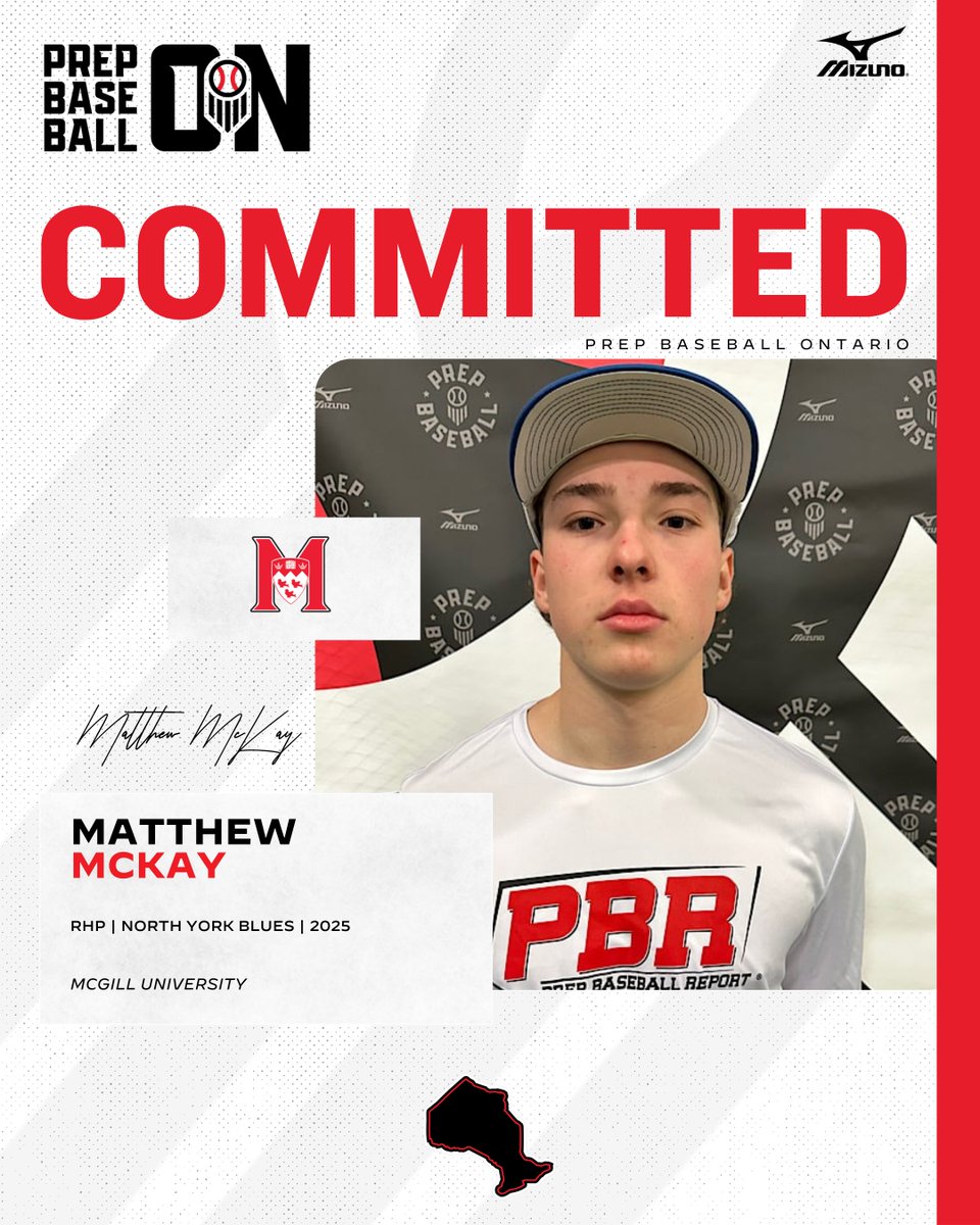Prep Baseball Ontario (@prepbaseballon) on Twitter photo π¨ππππππππππ ππππππ¨
'25 RHP Matthew McKay (North York Blues) announces his commitment to McGill University.
<a href="/MatthewMcK15022/">Matthew McKay</a> | <a href="/McGillBaseball/">McGill Baseball</a> π¨ππππππππππ ππππππ¨
'25 RHP Matthew McKay (North York Blues) announces his commitment to McGill University.
<a href="/MatthewMcK15022/">Matthew McKay</a> | <a href="/McGillBaseball/">McGill Baseball</a>