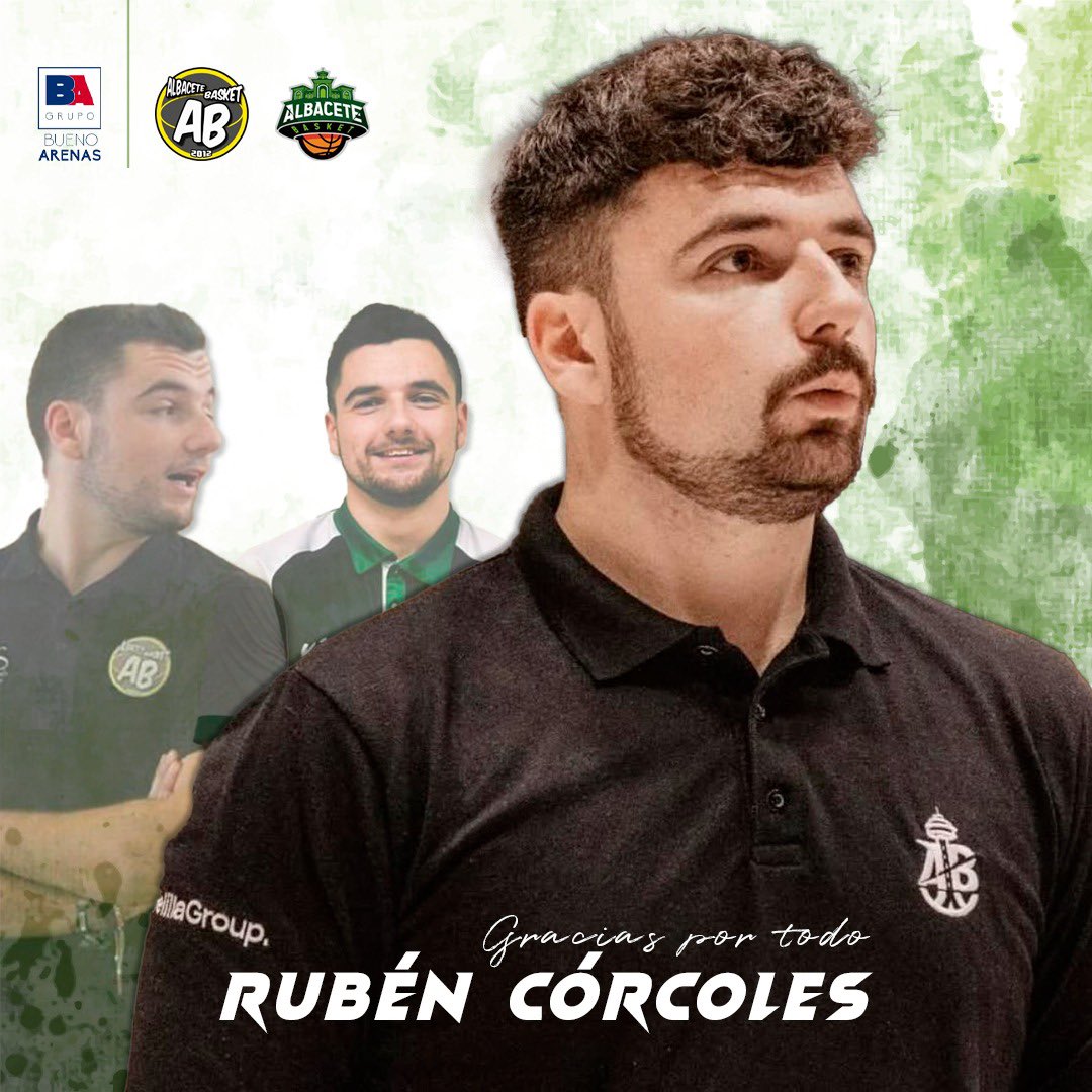 AlbaceteBasket's tweet photo. 💚 Desde nuestra fundación su implicación ha sido mucho más que profesional, ha sido parte de la identidad del club para su crecimiento.

¡Gracias por todo, Rubén! Esta siempre será tu casa porque hay quienes hacen historia, otros la sostienen y tú has hecho ambas. https://t.co/9vLywrcVA0