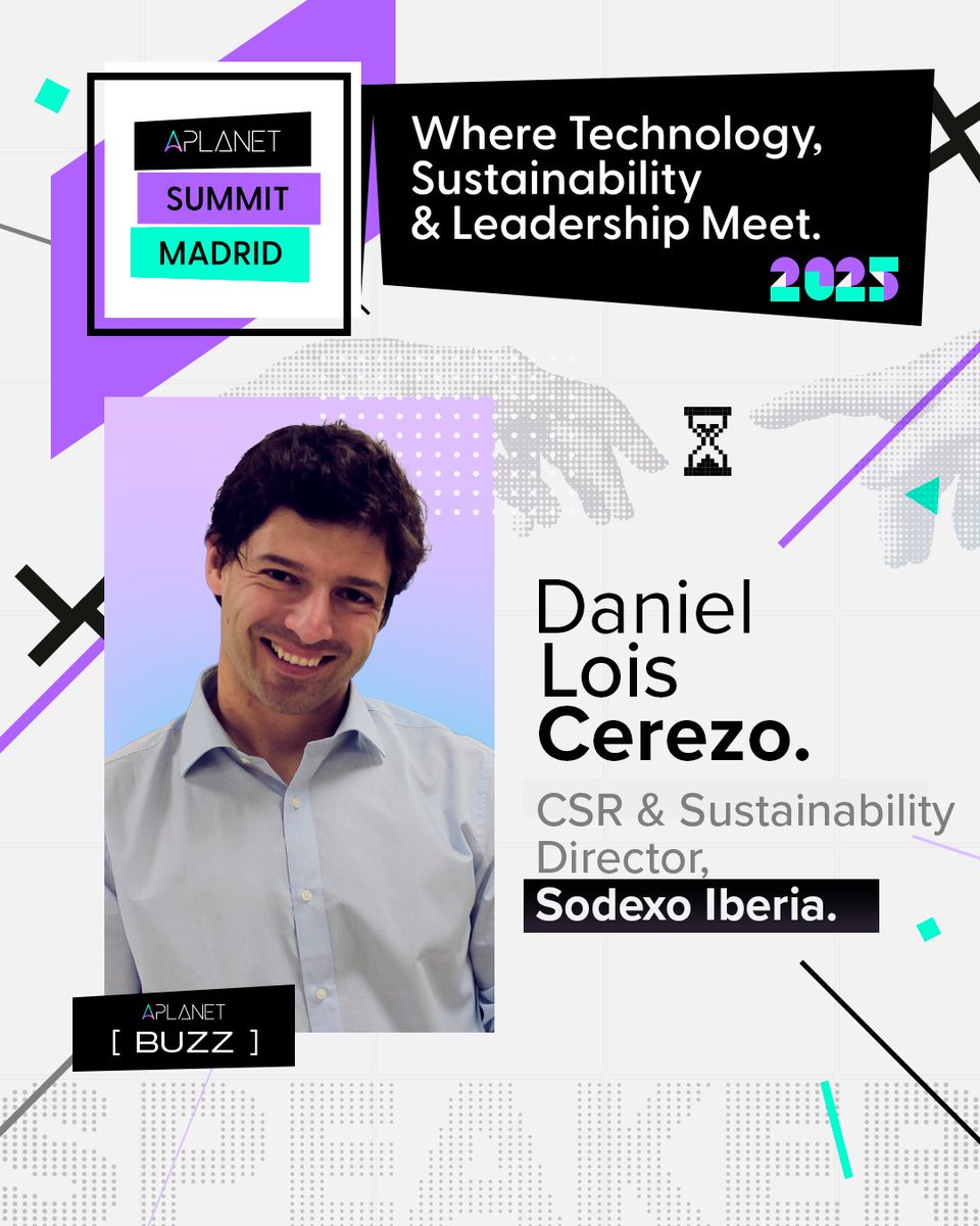 🚨 Speaker Spotlight!

Daniel Lois Cerezo (<a href="/Sodexo/">Sodexo</a>) takes the stage at #APLANETSummitMadrid2025 to share how CSR &amp; sustainability can drive real business transformation.

🗓️ Don’t miss him June 10 in Madrid (or online)!

🎟️ Register free: aplanet.org/campaign/summi…
