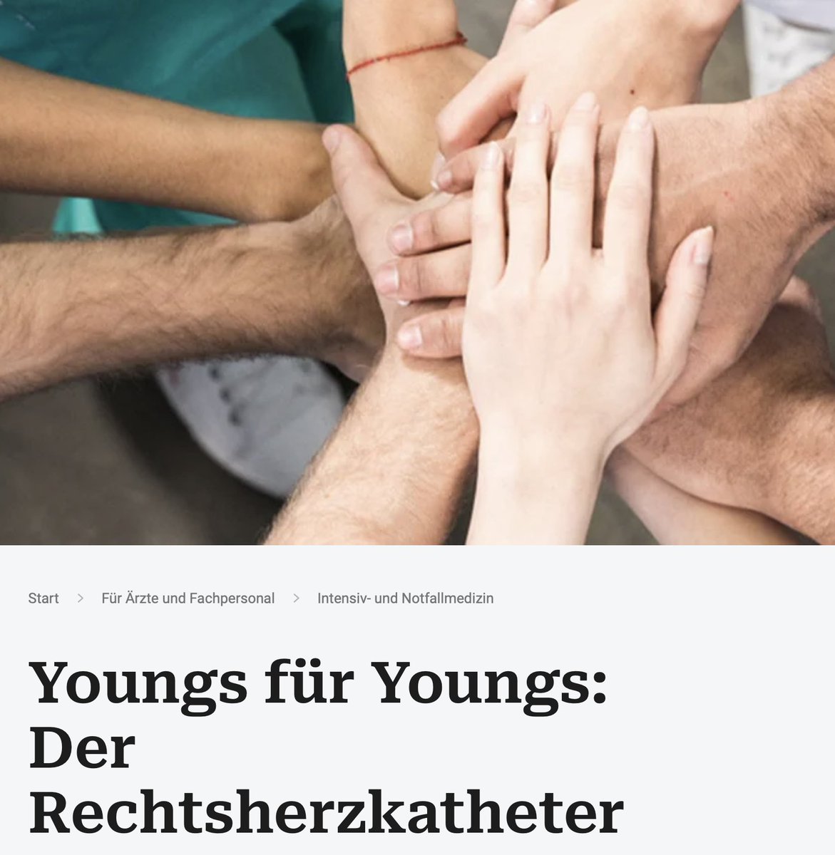 Young DGK (@youngdgk) on Twitter photo #YoungsFürYoungs
Der Rechtsherzkatheter im Fokus! 🫀
<a href="/SamiraSoltaniMD/">Samira Soltani</a> fasst die wichtigsten Grundlagen zusammen – ergänzt durch wertvolle Tipps und Kommentare von PD Dr. Maria Tafelmaier und Prof. Lars Maier.
👉herzmedizin.de/fuer-aerzte-un… #YoungsFürYoungs
Der Rechtsherzkatheter im Fokus! 🫀
<a href="/SamiraSoltaniMD/">Samira Soltani</a> fasst die wichtigsten Grundlagen zusammen – ergänzt durch wertvolle Tipps und Kommentare von PD Dr. Maria Tafelmaier und Prof. Lars Maier.
👉herzmedizin.de/fuer-aerzte-un…