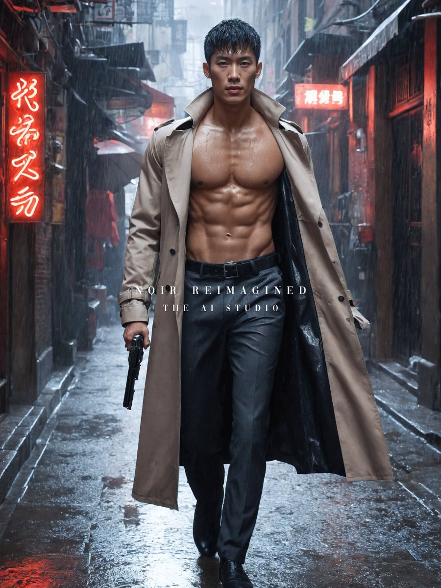 “Last night’s case still clung to him like rain on his coat.”
Cold coffee. Warm skin. Something darker at the door.
Exclusive artwork available on Patreon-Bio!