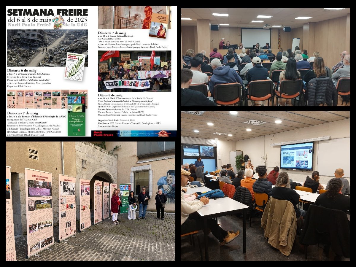 CFA Girona (@cfagirona) on Twitter photo La setmana passada vàrem col·laborar activament en la Setmana Paulo Freire organitzada pel <a href="/UdGFreire/">Nucli Paulo Freire</a>. La setmana passada vàrem col·laborar activament en la Setmana Paulo Freire organitzada pel <a href="/UdGFreire/">Nucli Paulo Freire</a>.