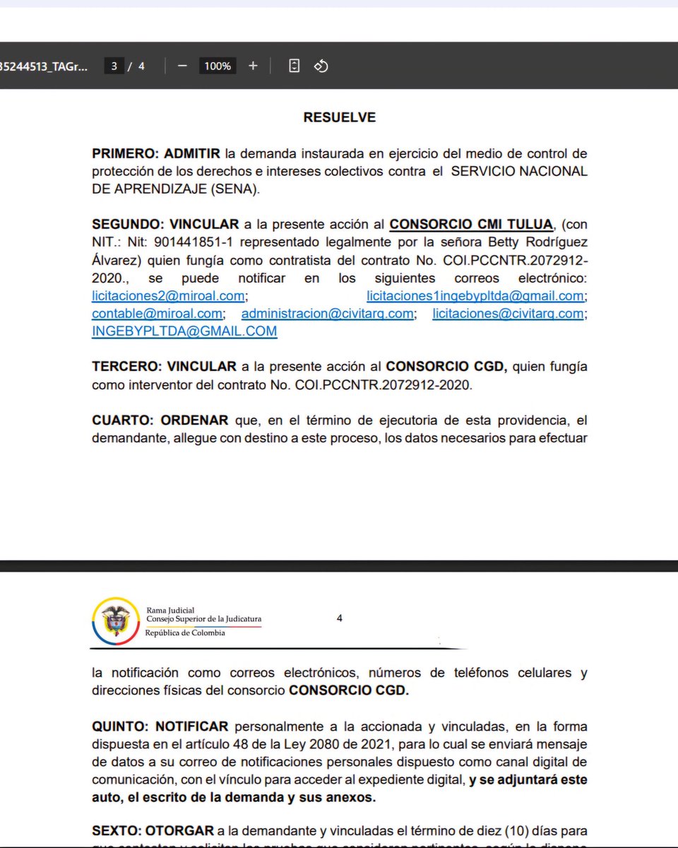 Fue admitida demanda popular contra el SENA, con el objetivo de reactivar las cerca de 31 estructuras abandonadas en Tuluá.
Ahora que el proceso avanza, no tardarán en aparecer quienes siempre estuvieron ausentes, fingiendo un repentino interés.