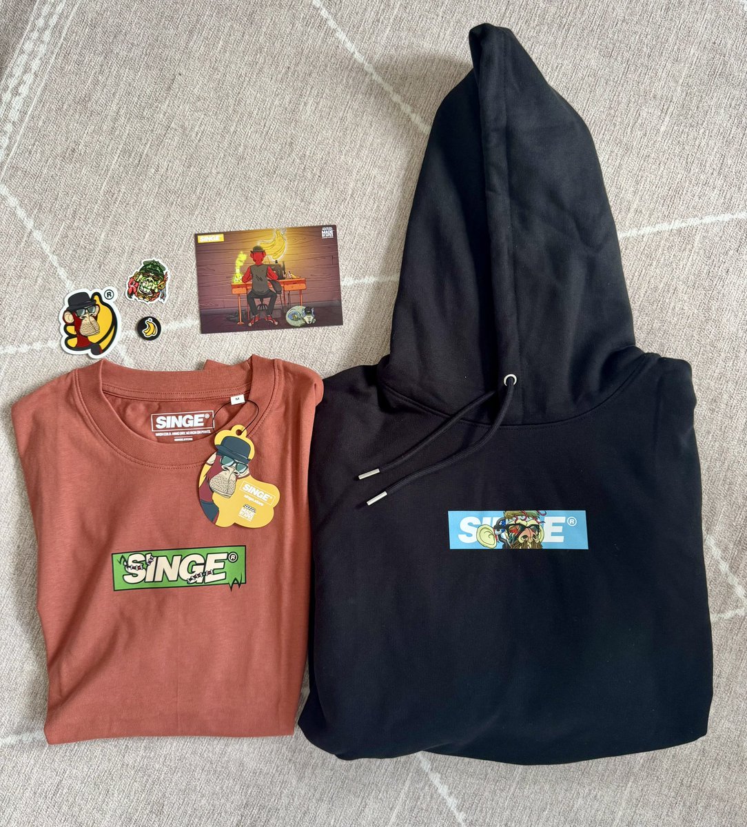 โฅ. ๐ฆ๐ (@0xvsensei) on Twitter photo New <a href="/Singe_int/">SINGEยฎ ๐</a> t-shirt ๐งโโ๏ธ & Custom 1/1 MAYC Box Hoodie ๐งช
What a perfect Mutant Monday ๐ซถ New <a href="/Singe_int/">SINGEยฎ ๐</a> t-shirt ๐งโโ๏ธ & Custom 1/1 MAYC Box Hoodie ๐งช
What a perfect Mutant Monday ๐ซถ