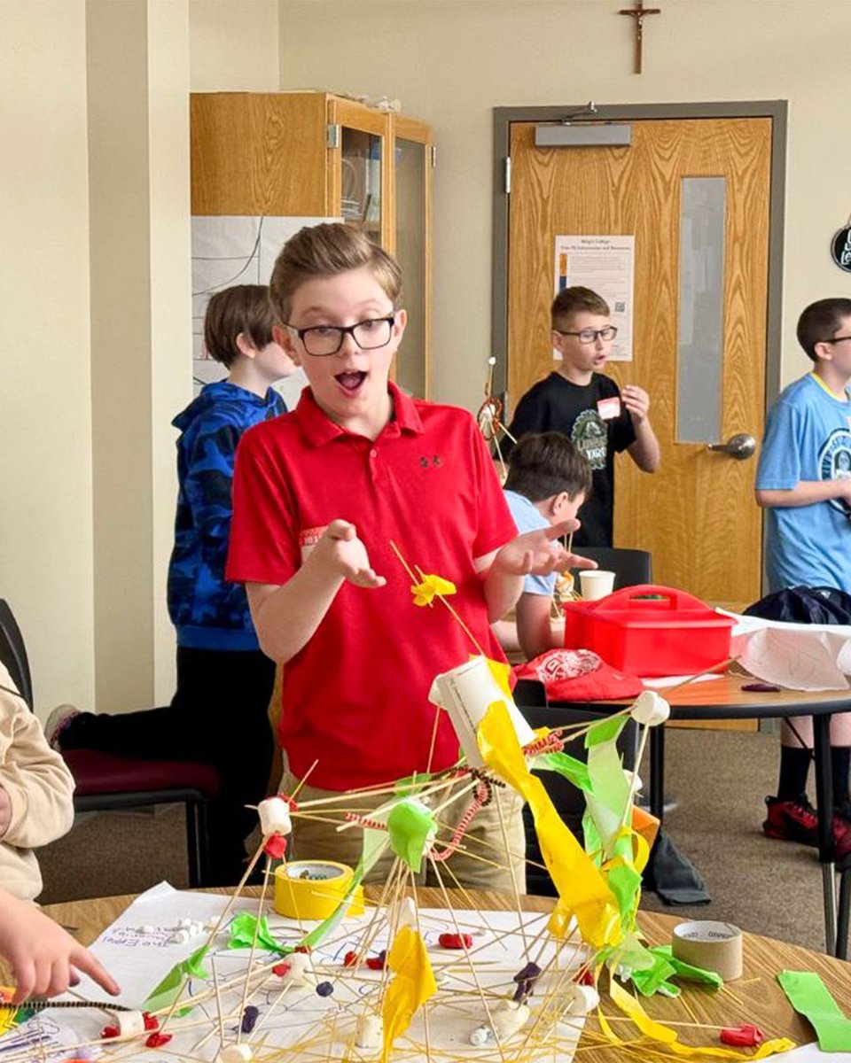 45 Students Take On "Three Little Pigs" STEM Challenge at King's🌟 As part of the Annual STEM Education Celebration, faculty welcomed local grade school students for a morning of hands-on activities.

Learn more about the event at buff.ly/JBFU4M2