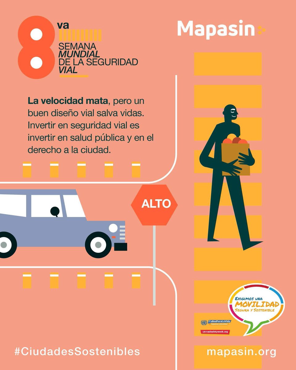 🚧 🚶🚲 🏡 || Peatones, ciclistas, personas mayores, niños… Las víctimas más comunes de un modelo de movilidad centrado en el auto.

🚴‍♂️ 🚍 Exijamos gobiernos que prioricen la vida sobre la velocidad. La calle no debe ser un campo de batalla. Haz tu parte: apoya iniciativas
