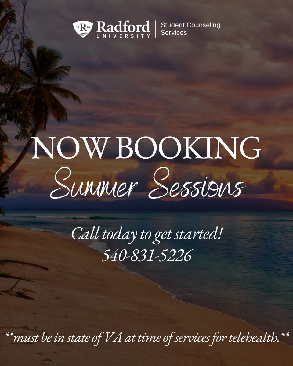 Radford University Student Counseling Services tweet media