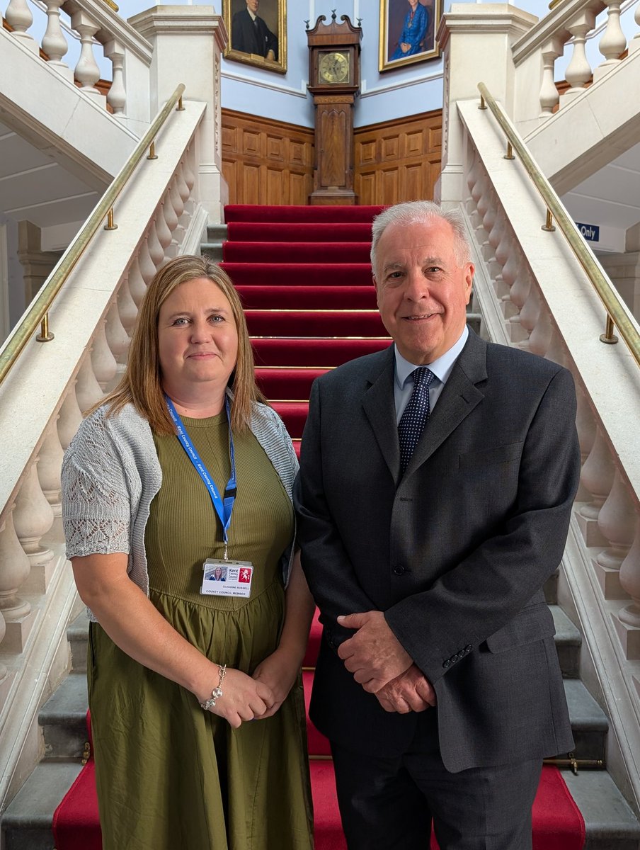 KentTories's tweet image. Congratulations to Harry Rayner, new Conservative Group Leader at @Kent_cc and the new Group Deputy Leader, Claudine Russell. Together they will lead a @Conservatives team holding the new administration to account from day one and protecting Kent. 💙🌳🇺🇦🇬🇧 #ConservativeValues